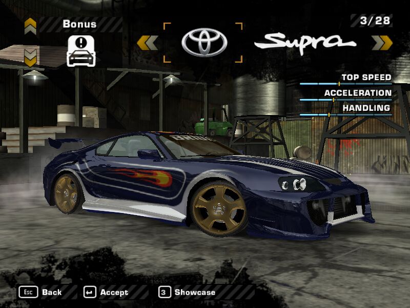 nfs most wanted toyota supra tuning #7